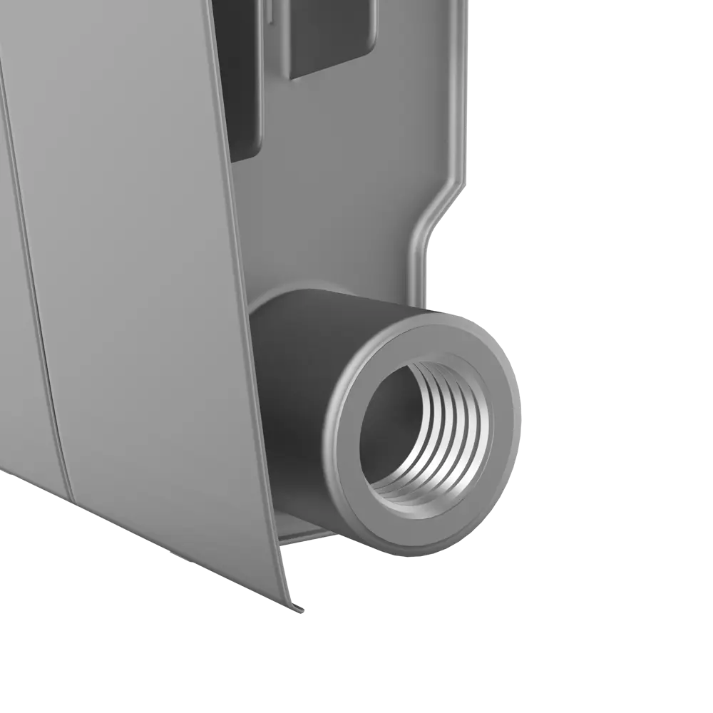 Фото 4 Радиатор секционный Royal Thermo Biliner 350/87 12 секций боковое подключение биметалл серый Фото 4 Радиатор секционный Royal Thermo Biliner 350/87 12 секций боковое подключение биметалл серый