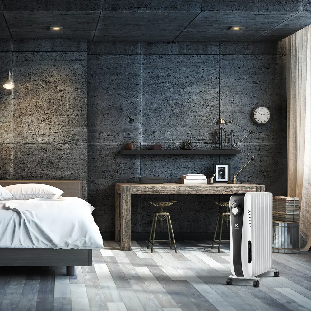 Фото 5 Обогреватель масляный Electrolux EOH M-5221N с механическим термостатом 2200 Вт 11 секций Фото 5 Обогреватель масляный Electrolux EOH M-5221N с механическим термостатом 2200 Вт 11 секций