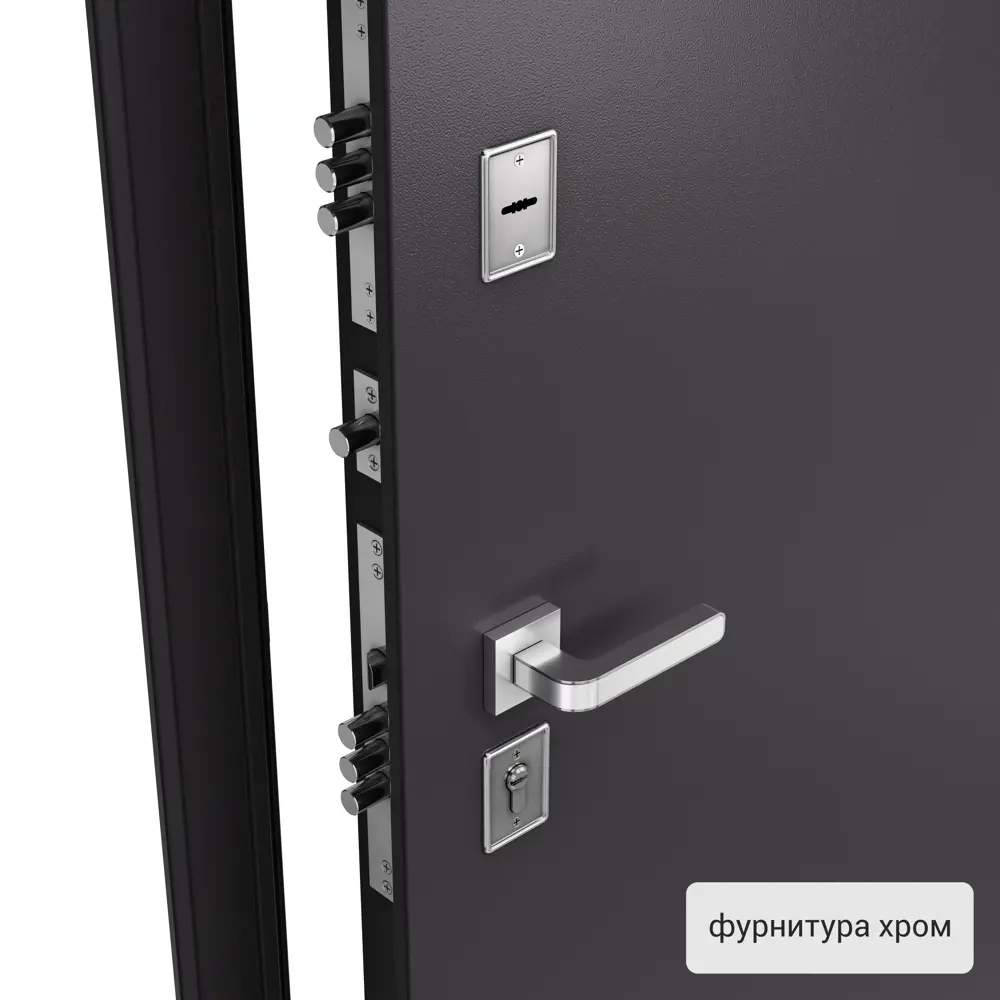 Фото 3 Дверь металлическая Гросс Техно, 960 мм, левая, цвет дуб серебристый Фото 3 Дверь металлическая Гросс Техно, 960 мм, левая, цвет дуб серебристый