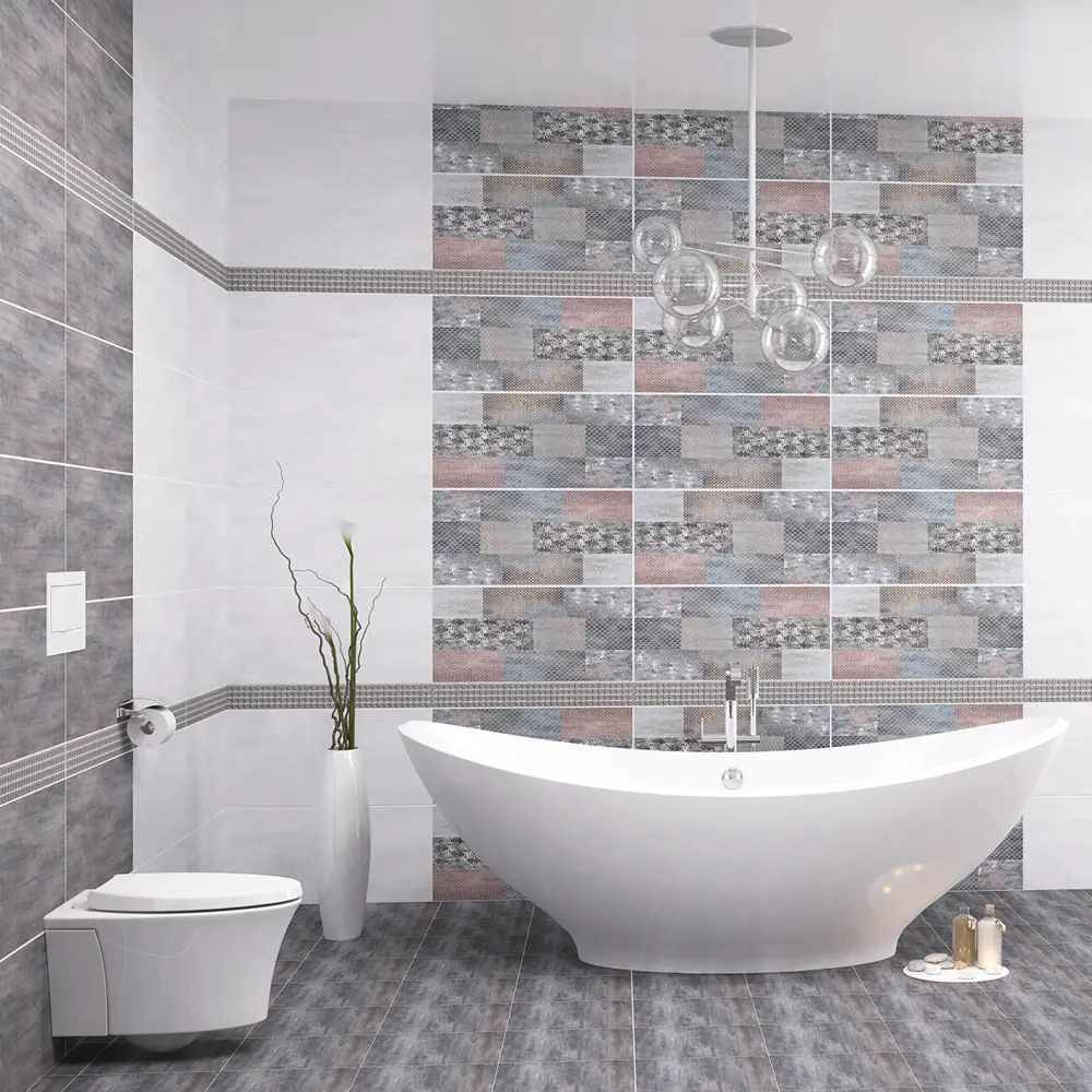Фото 5 Плитка настенная Azori Pandora Grafit Orient 31.5x63 см 1.59 м² бетон цвет графит Фото 5 Плитка настенная Azori Pandora Grafit Orient 31.5x63 см 1.59 м² бетон цвет графит