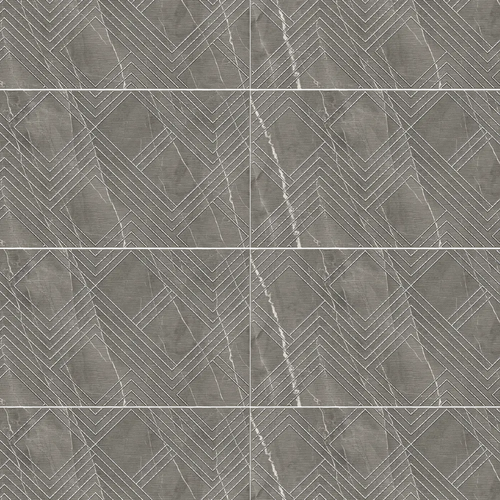 Фото 2 Декор настенный Azori Hygge Mocca Cristall 31.5x63 см матовый камень цвет мокка зигзаг Фото 2 Декор настенный Azori Hygge Mocca Cristall 31.5x63 см матовый камень цвет мокка зигзаг