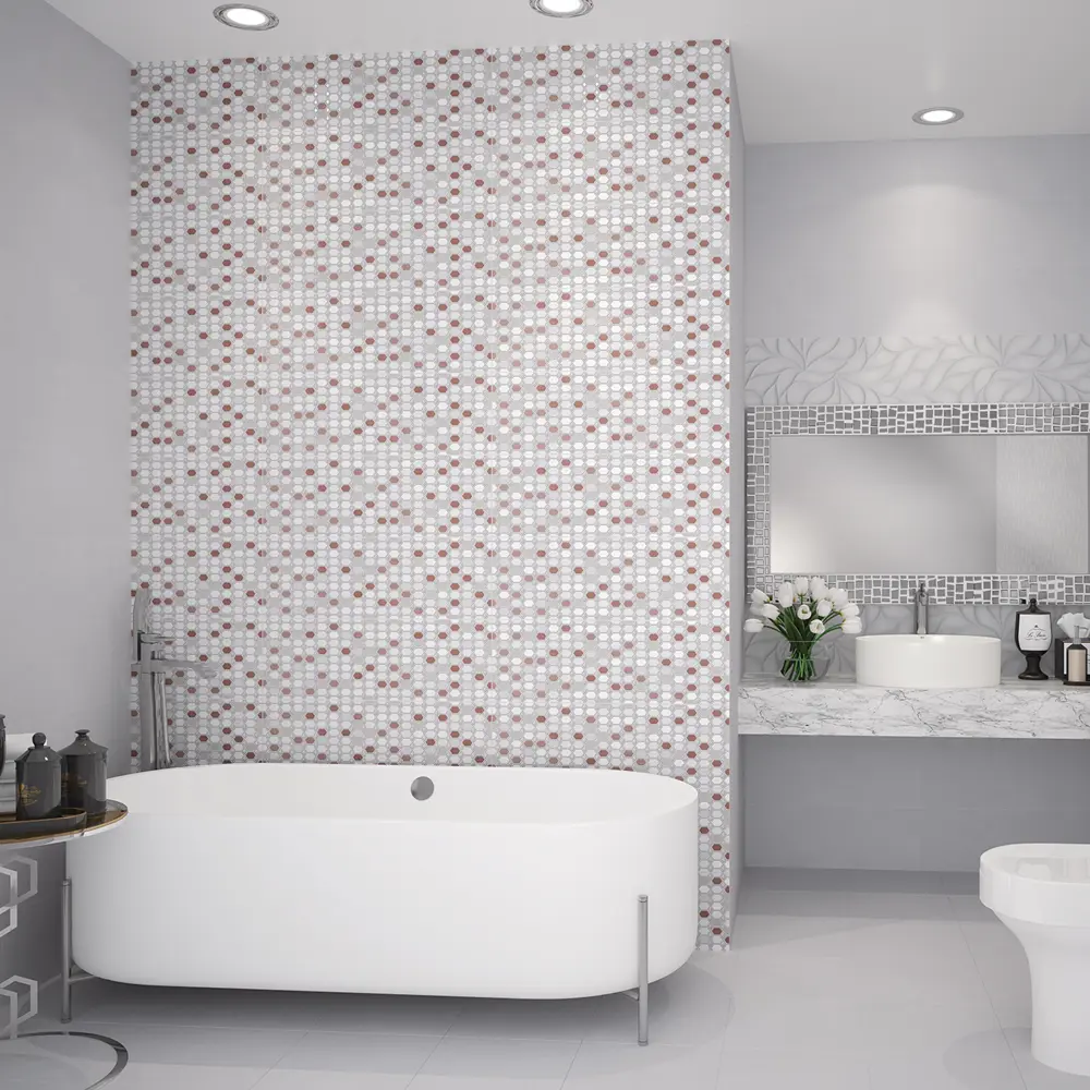 Фото 4 Плитка напольная Malwiya 42x42 см 1.23 м² цвет серый Фото 4 Плитка напольная Malwiya 42x42 см 1.23 м² цвет серый
