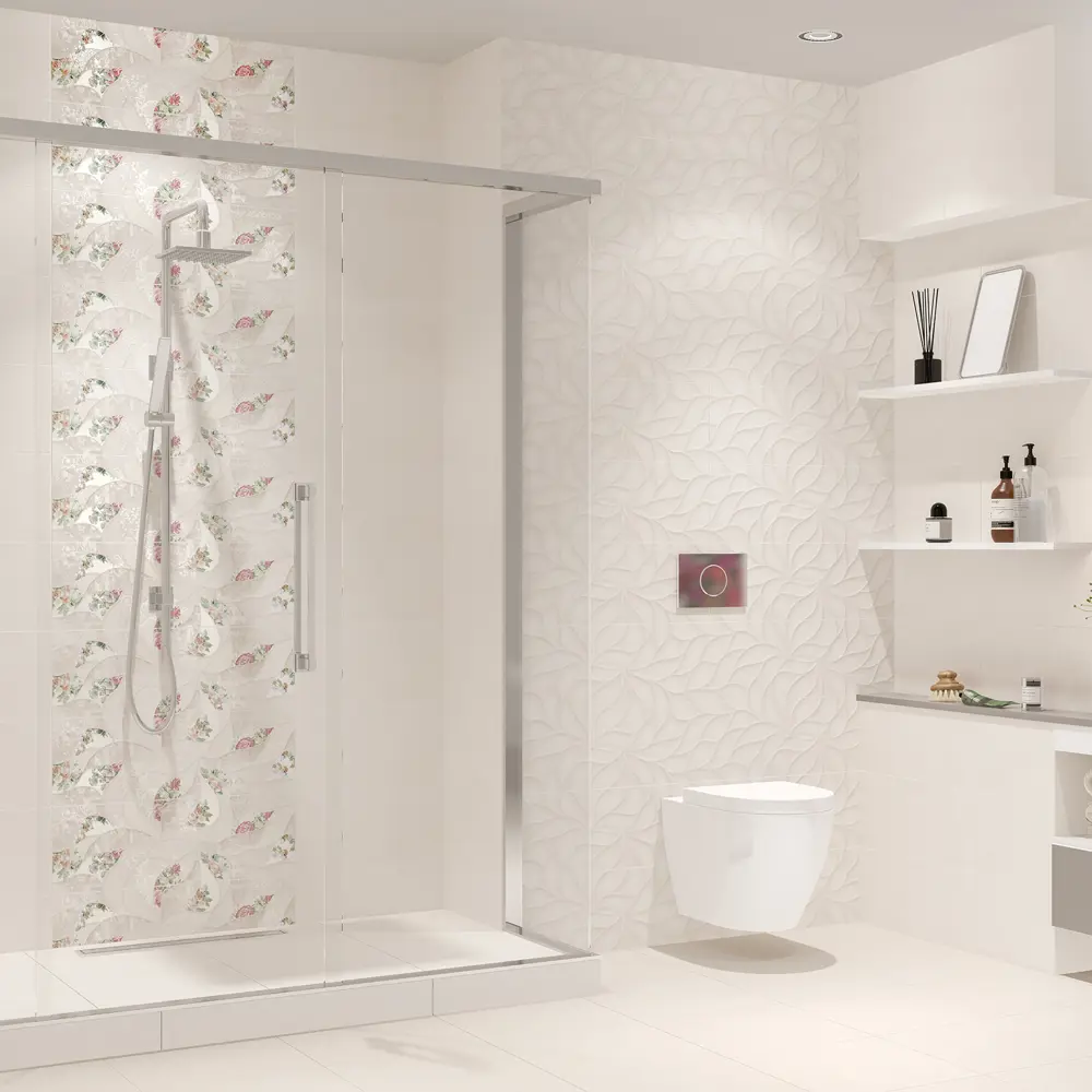 Фото 5 Плитка настенная Malwiya Милк Stru 24.2x70 см 1.02 м² цвет белый Фото 5 Плитка настенная Malwiya Милк Stru 24.2x70 см 1.02 м² цвет белый