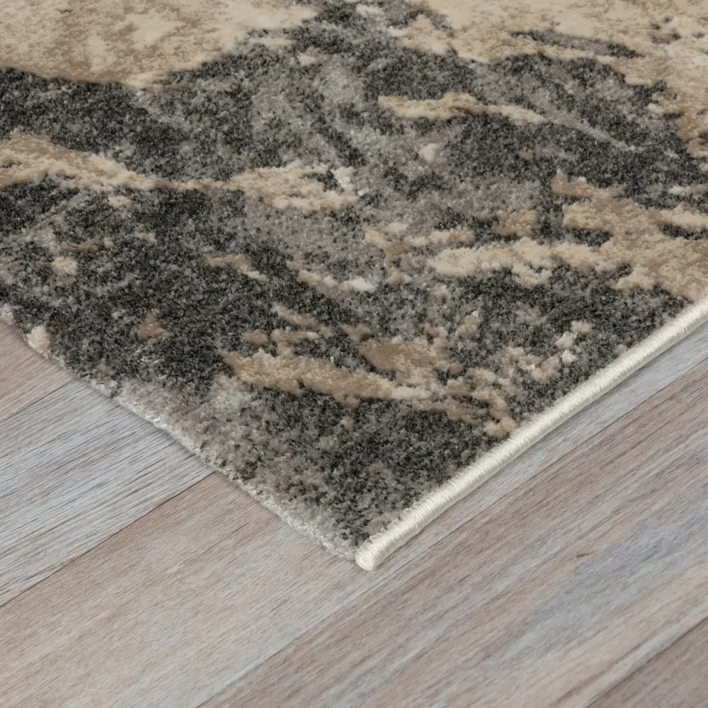 Фото 2 Ковер полиэстер/полипропилен Nika А0083А 200х300 см цвет кремовый/серый