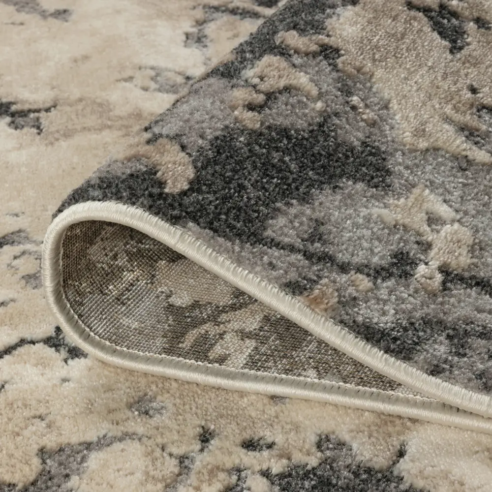 Фото 3 Ковер полиэстер/полипропилен Nika А0083А 200х300 см цвет кремовый/серый