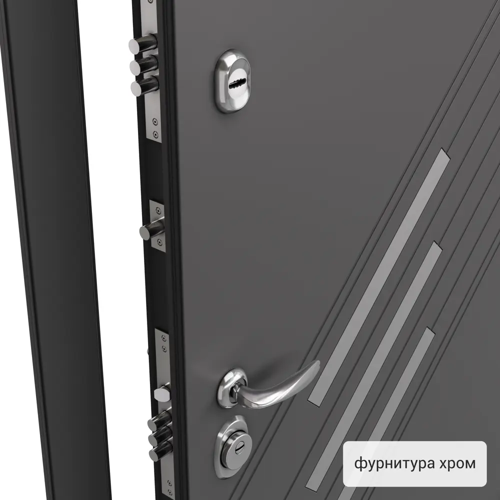 Фото 2 Дверь входная металлическая Фолд Рид 950 мм правая Фото 2 Дверь входная металлическая Фолд Рид 950 мм правая