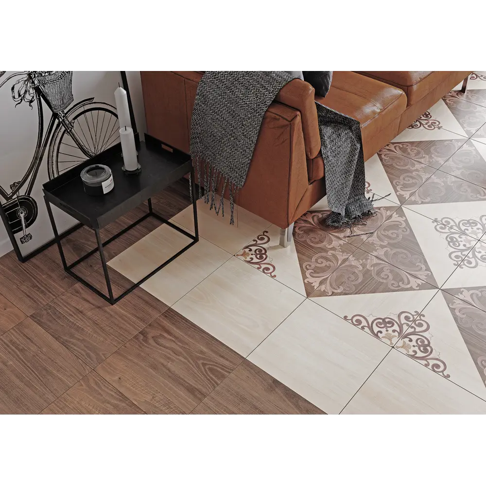 Фото 6 Керамогранит Gusta 42x42 см 1.58 м² цвет бежевый Фото 6 Керамогранит Gusta 42x42 см 1.58 м² цвет бежевый