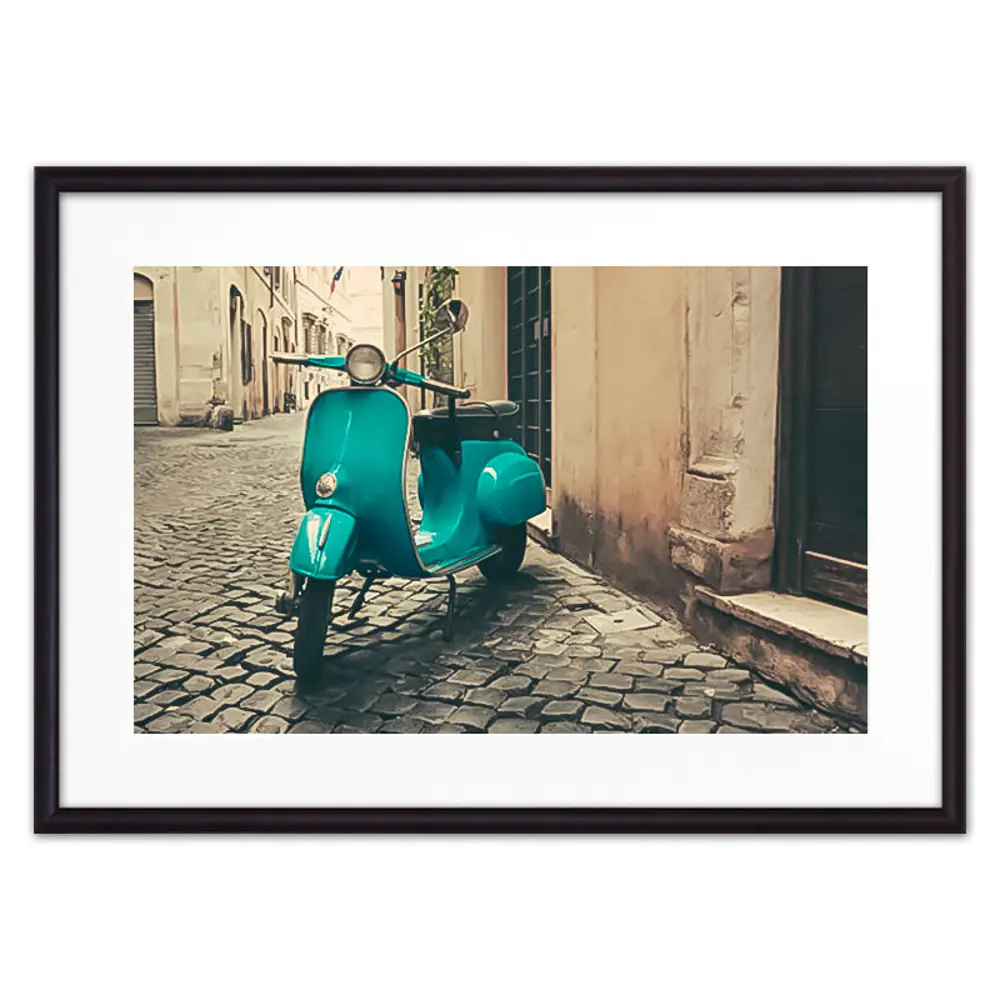 Фото Постер Дом Корлеоне Мотороллер Рим 07-0248-30x40, 30x40 см