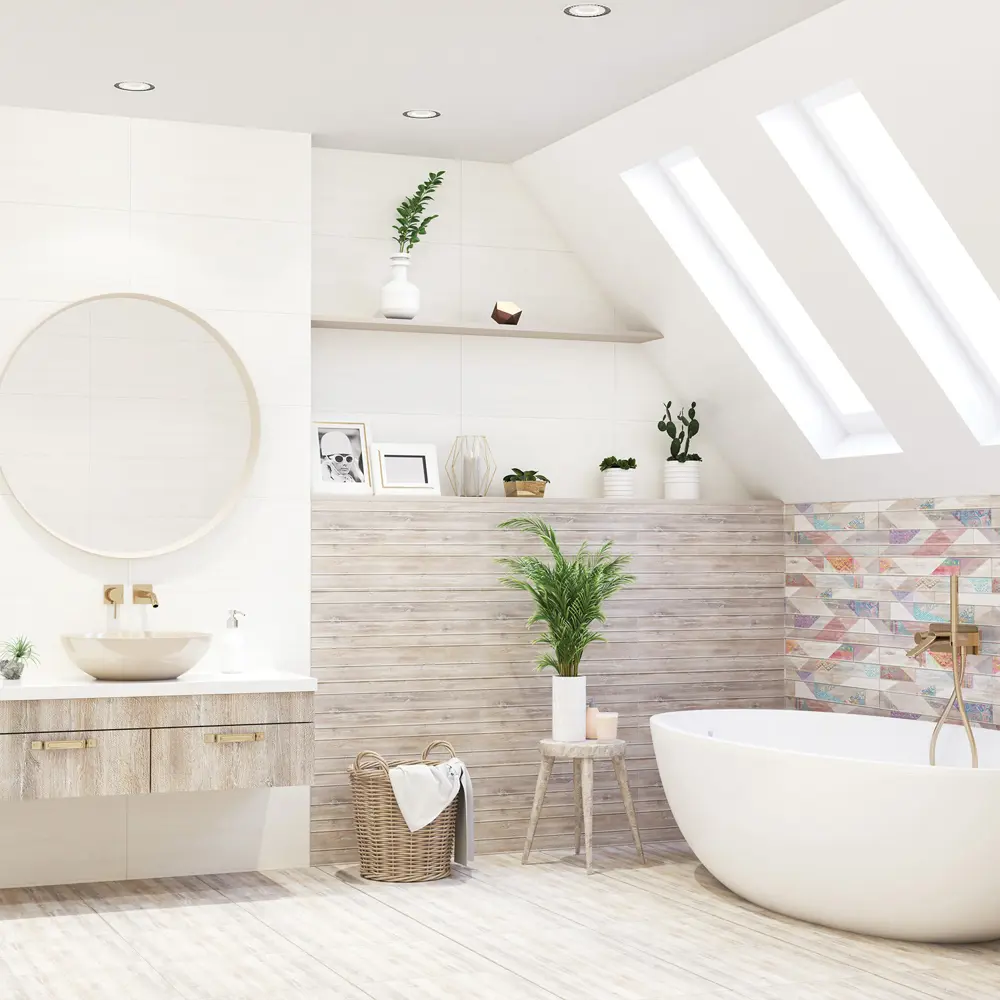 Фото 6 Плитка настенная Azori Shabby 31.5x63 см 1.59 м² дерево цвет бежевый Фото 6 Плитка настенная Azori Shabby 31.5x63 см 1.59 м² дерево цвет бежевый