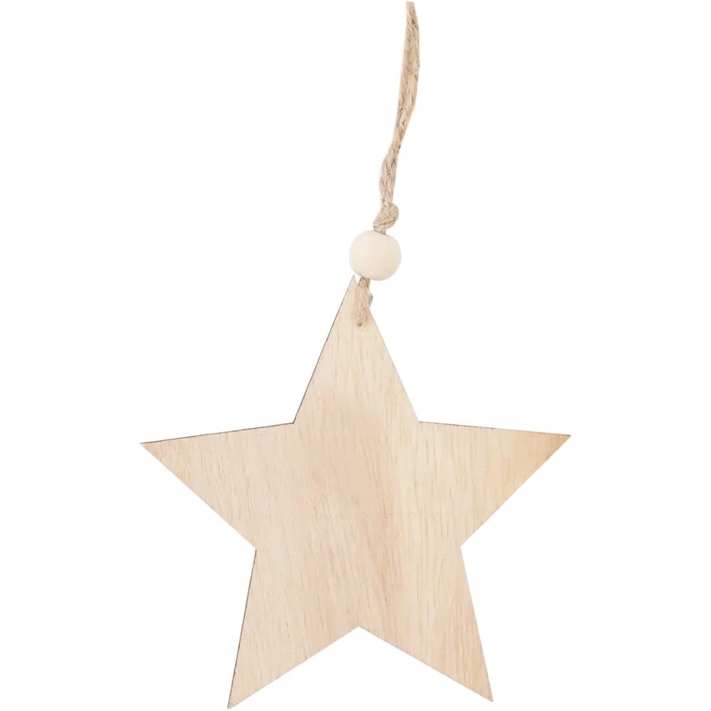 Фото 3 Украшение ёлочное «Звезда» 10 см дерево Фото 3 Украшение ёлочное «Звезда» 10 см дерево