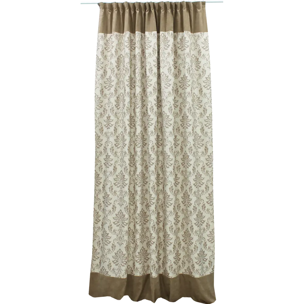 Фото Штора на ленте «Сильвия» 200x320 см цвет бежевый