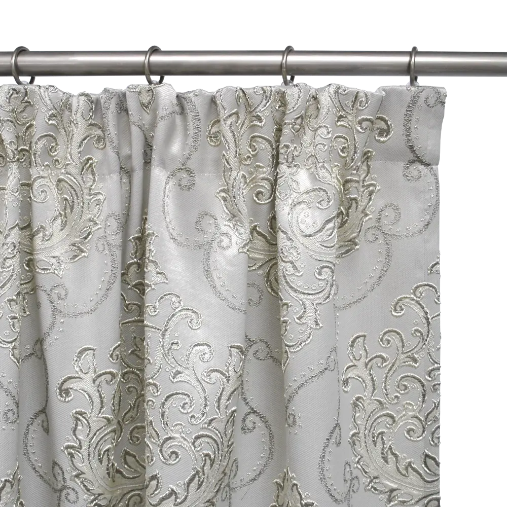 Фото 3 Штора на ленте Fon-S 160x260 см цвет бежевый