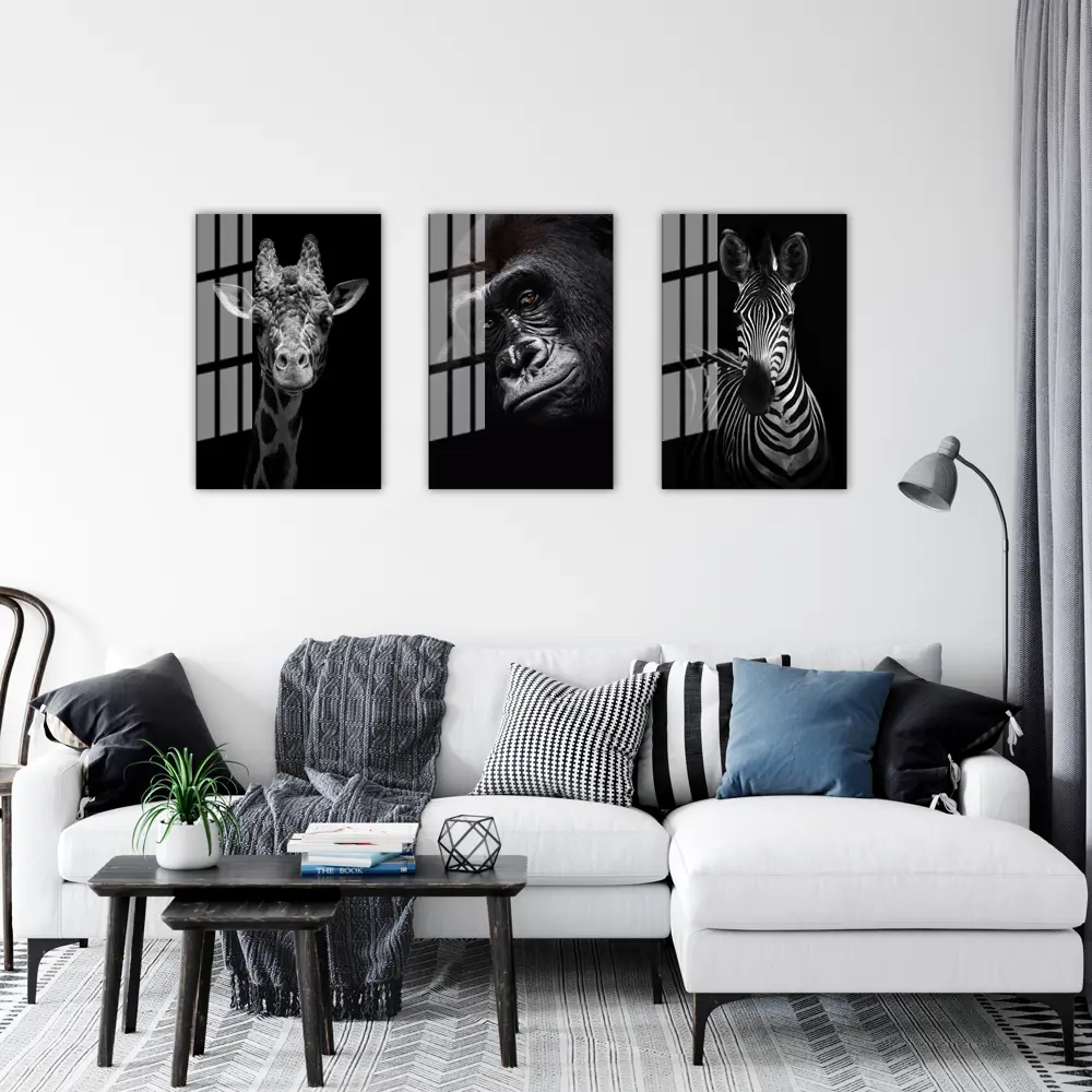 Фото 6 Картина на стекле «Зебра» 40x60 см Фото 6 Картина на стекле «Зебра» 40x60 см