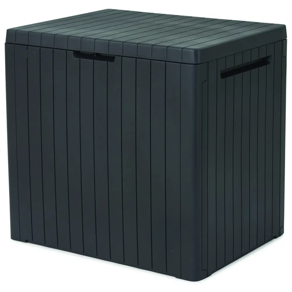 Фото Садовый ящик Keter City Box 57.8x44x55 см 113 л графит Фото Садовый ящик Keter City Box 57.8x44x55 см 113 л графит