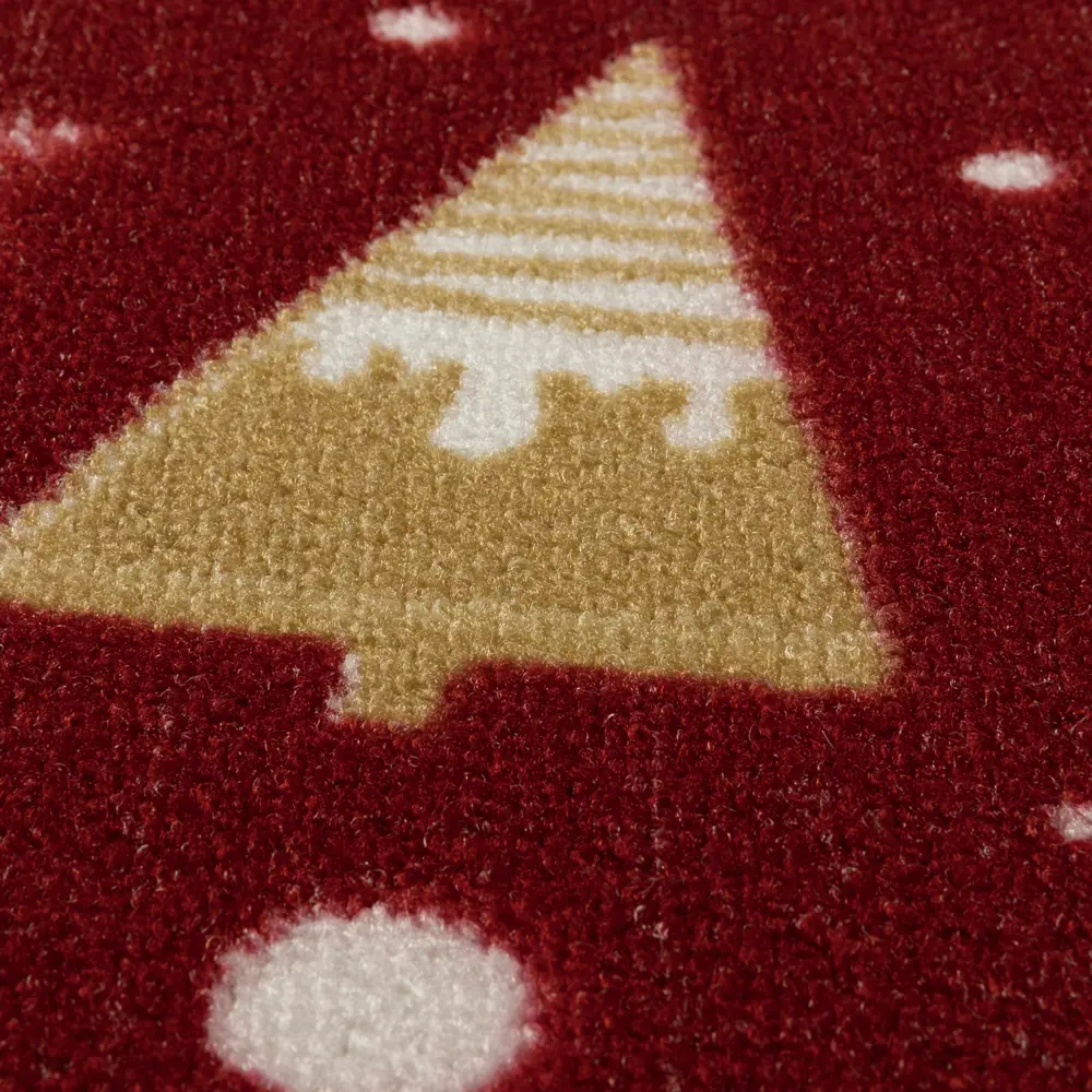 Фото 4 Коврик Пряники 40x60 см полиамид цвет красный Фото 4 Коврик Пряники 40x60 см полиамид цвет красный