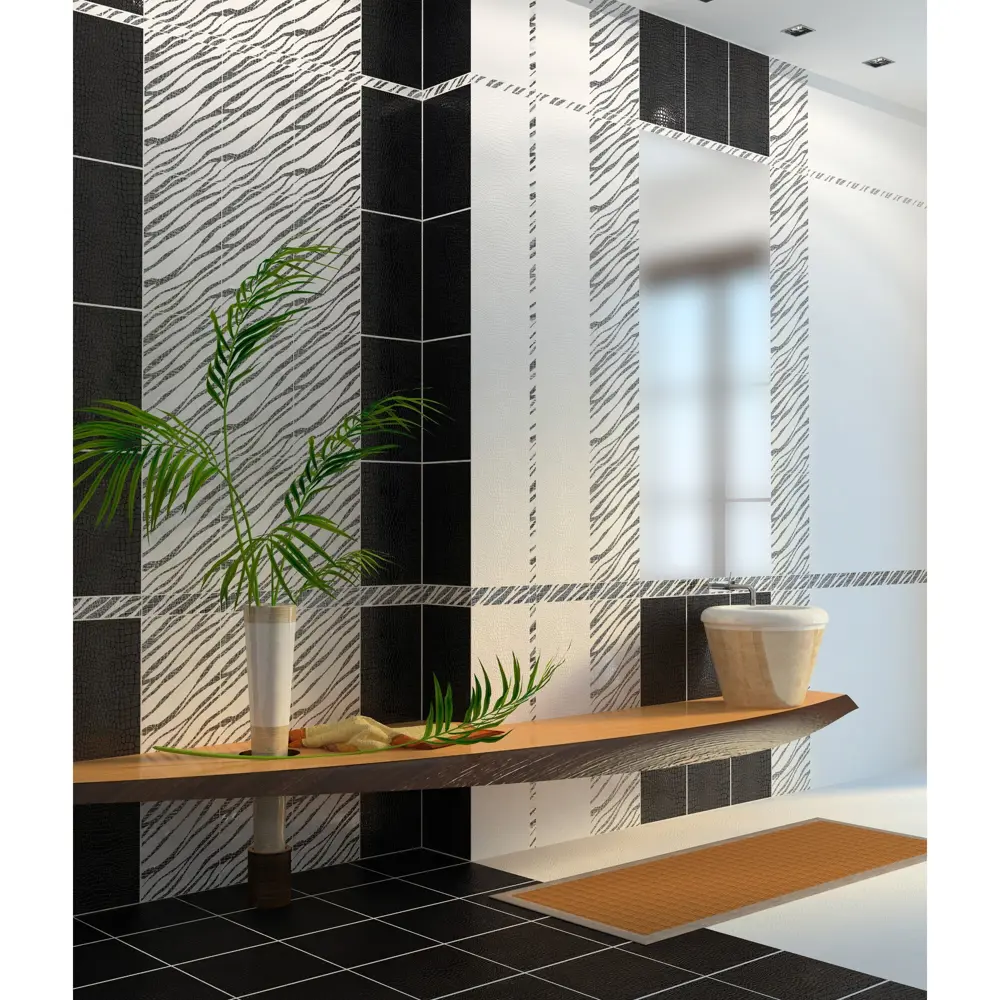 Фото 6 Бордюр Golden Tile Кайман Фриз 6х25 см цвет чёрный Фото 6 Бордюр Golden Tile Кайман Фриз 6х25 см цвет чёрный