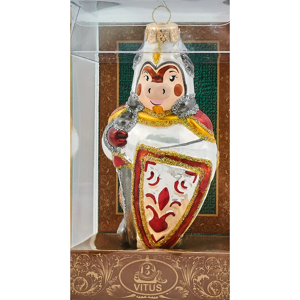 Фото 4 Ёлочное украшение «Бык рыцарь» Фото 4 Ёлочное украшение «Бык рыцарь»