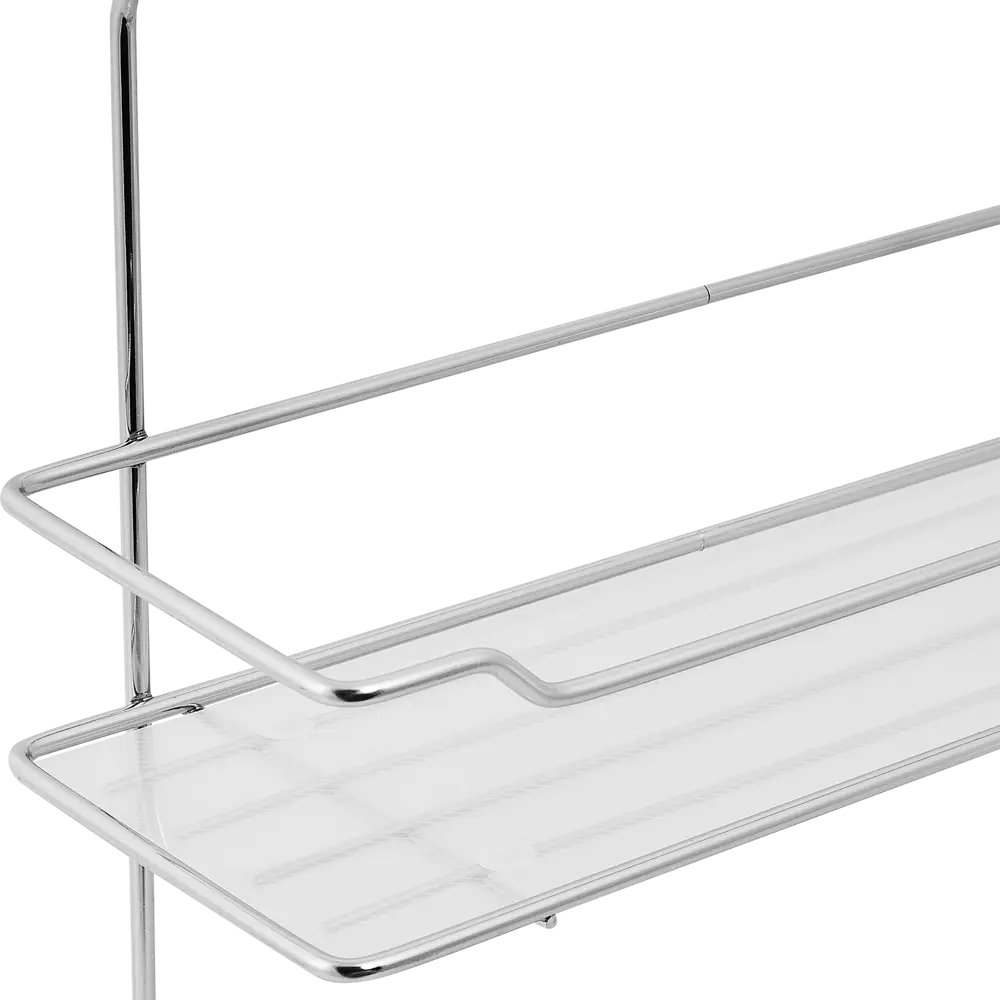 Фото 3 Полка для рейлинга Аквадекор Stick двухъярусная 30x12.5x45 см сталь цвет серый Фото 3 Полка для рейлинга Аквадекор Stick двухъярусная 30x12.5x45 см сталь цвет серый