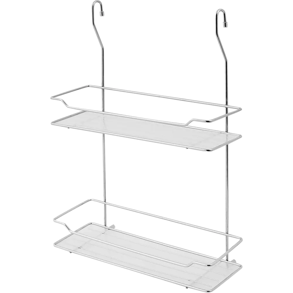 Фото Полка для рейлинга Аквадекор Stick двухъярусная 30x12.5x45 см сталь цвет серый Фото Полка для рейлинга Аквадекор Stick двухъярусная 30x12.5x45 см сталь цвет серый