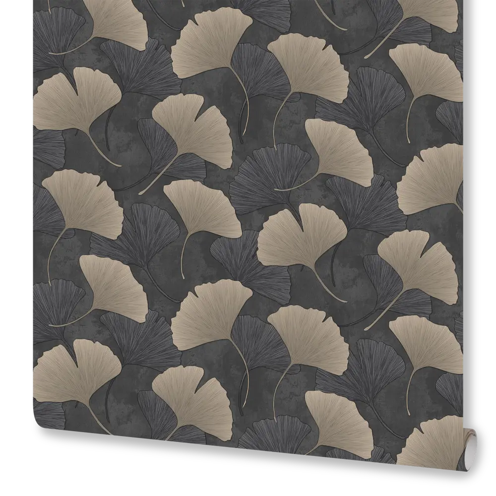 Фото Обои флизелиновые Euro Decor Zen черные 1.06 м ED7100-22 Фото Обои флизелиновые Euro Decor Zen черные 1.06 м ED7100-22