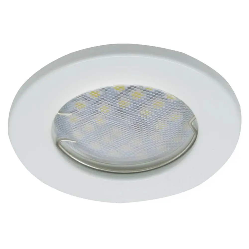 Фото Комплект точечных светильников встраиваемых Ecola light Fw1611efy-10 под отверстие 60 мм GU5.3 цвет белый 10 шт Фото Комплект точечных светильников встраиваемых Ecola light Fw1611efy-10 под отверстие 60 мм GU5.3 цвет белый 10 шт