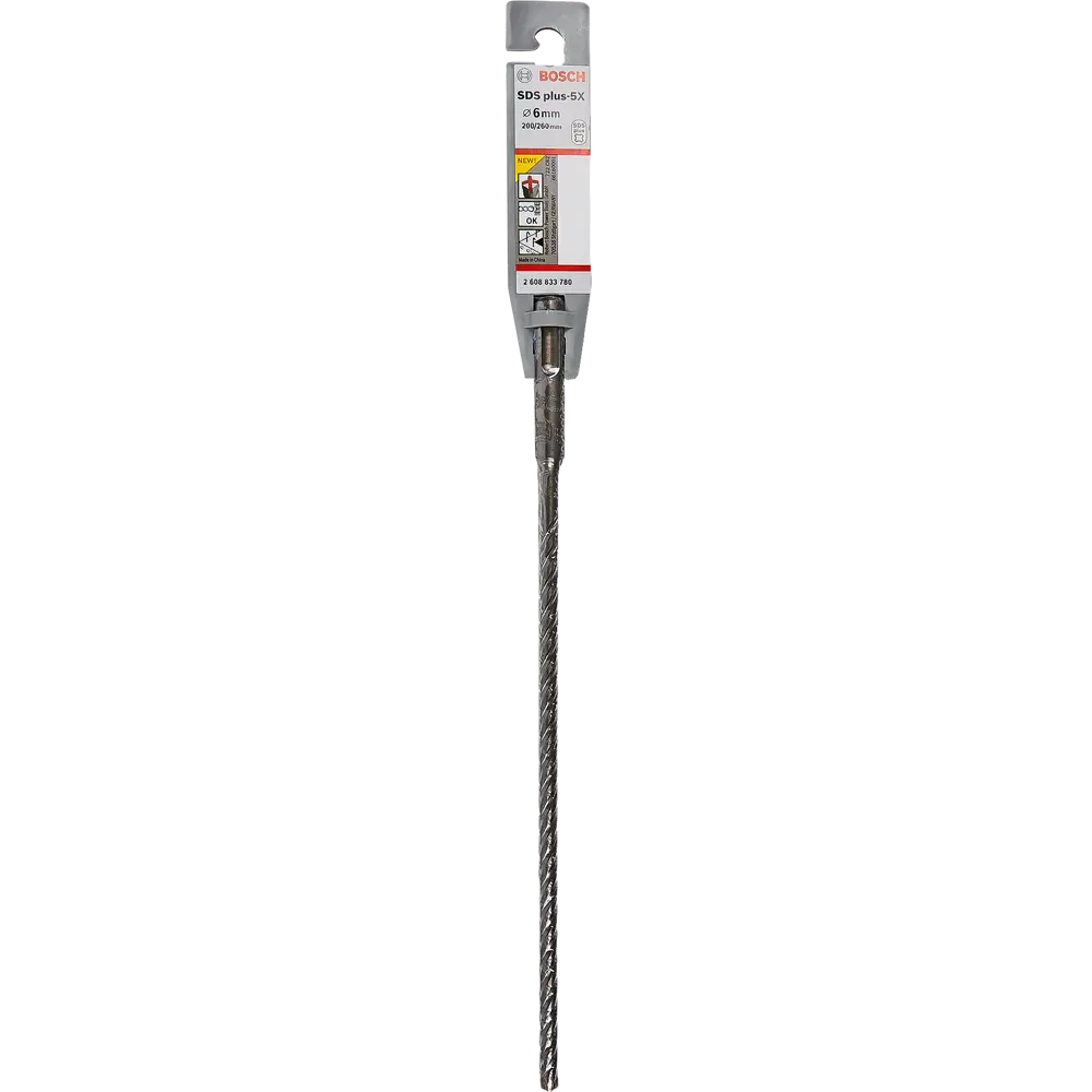 Фото 4 Бур по бетону SDS-plus 5X Bosch 6x200x260 мм Фото 4 Бур по бетону SDS-plus 5X Bosch 6x200x260 мм