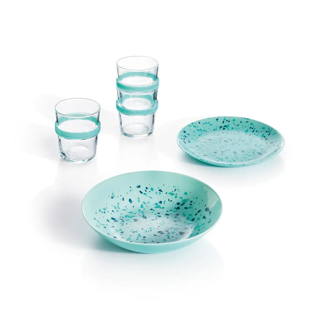 Фото 3 Тарелка десертная Luminarc Venizia Turquoise М4102, 19 см Фото 3 Тарелка десертная Luminarc Venizia Turquoise М4102, 19 см