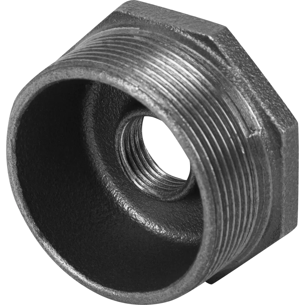 Фото Футорка Fittex 2"x1/2" ВР-НР чугун 127-3639 Фото Футорка Fittex 2"x1/2" ВР-НР чугун 127-3639