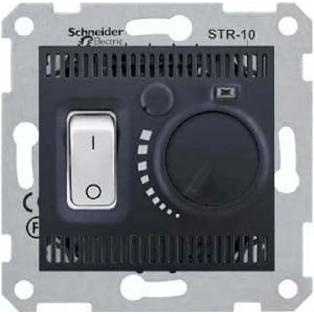 Фото Терморегулятор для теплого пола Schneider Electric Sedna SDN6000370 механический, 2300 Вт, цвет черный Фото Терморегулятор для теплого пола Schneider Electric Sedna SDN6000370 механический, 2300 Вт, цвет черный