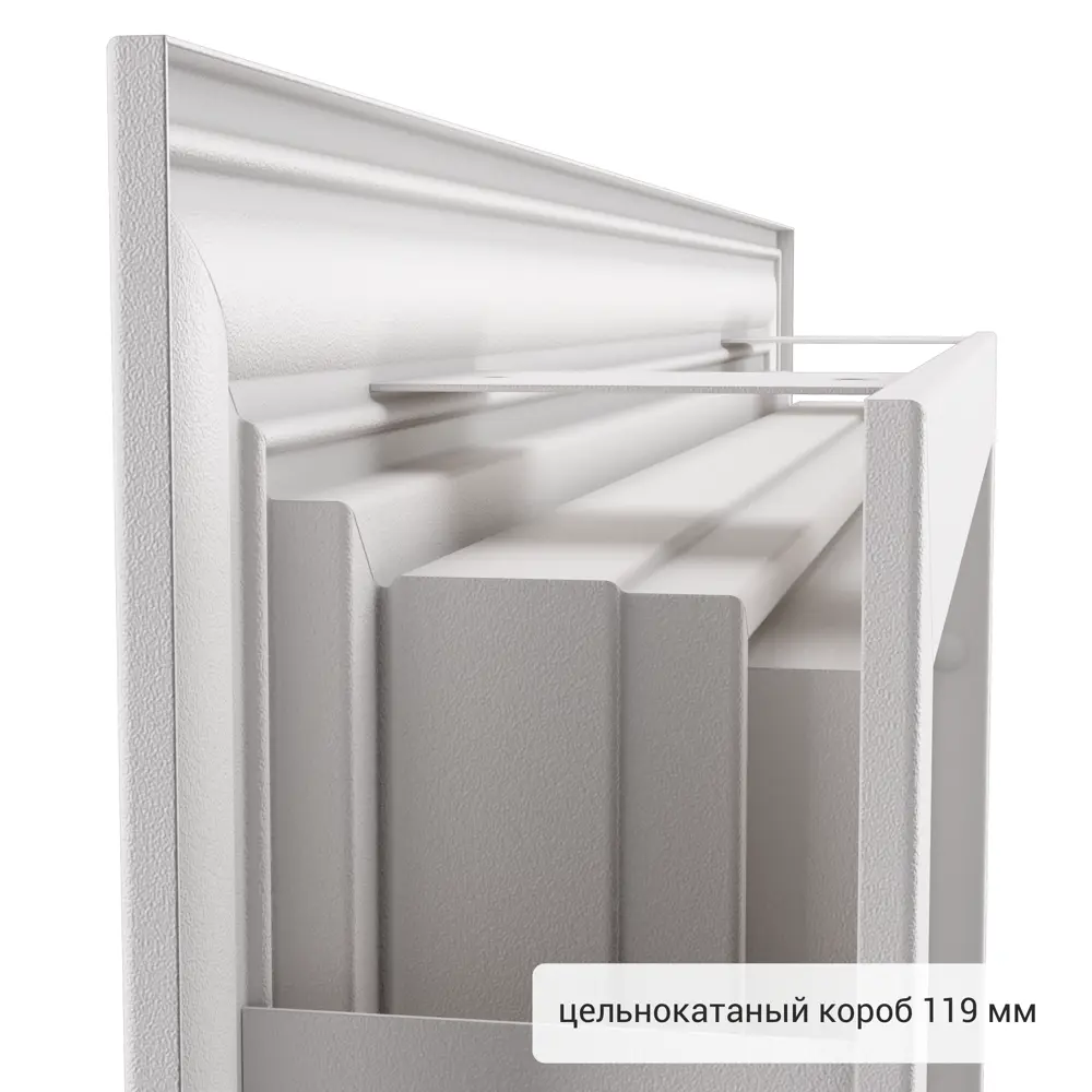 Фото 6 Дверь входная металлическая Белла 950 мм левая цвет беленый дуб Фото 6 Дверь входная металлическая Белла 950 мм левая цвет беленый дуб