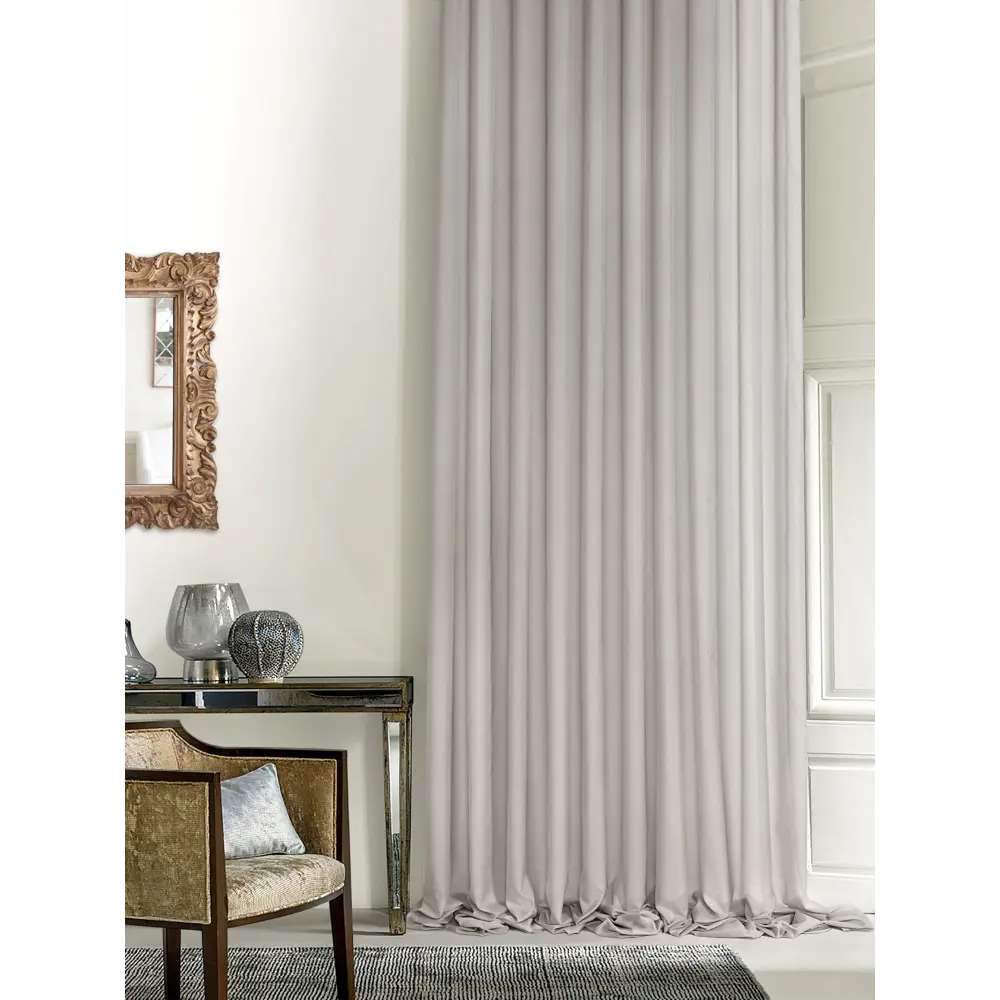 Фото 5 Тюль на ленте «Лион» 300x320 см цвет бежевый