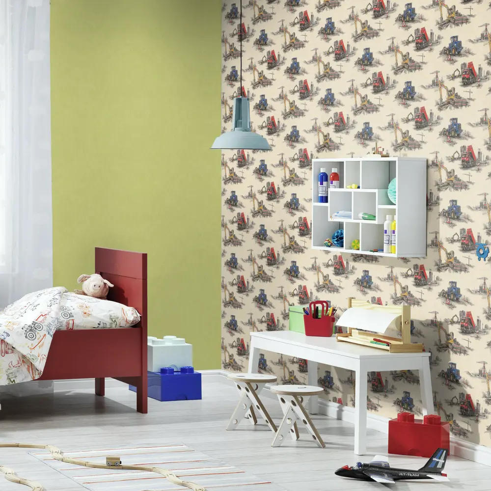 Фото 5 Обои бумажные Rasch Kids & Teens зеленые 247459 0.53 м Фото 5 Обои бумажные Rasch Kids & Teens зеленые 247459 0.53 м