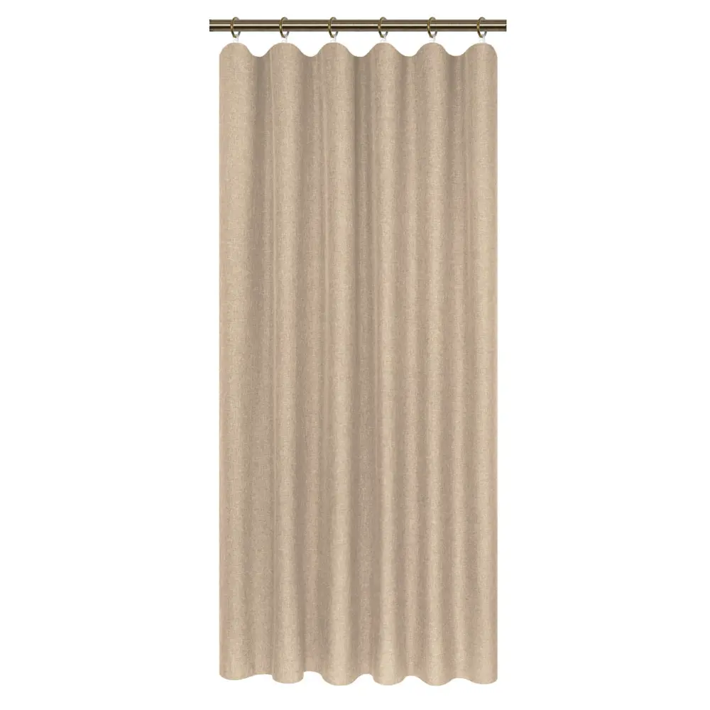 Фото Штора на ленте «Савана» 145x260 см цвет бежевый Фото Штора на ленте «Савана» 145x260 см цвет бежевый