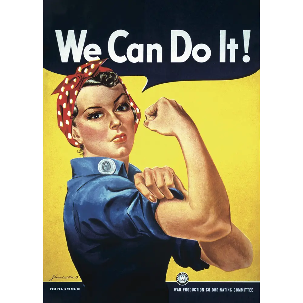 Фото Плакат Просто Постер We can do it 40x50 в подарочном тубусе Фото Плакат Просто Постер We can do it 40x50 в подарочном тубусе