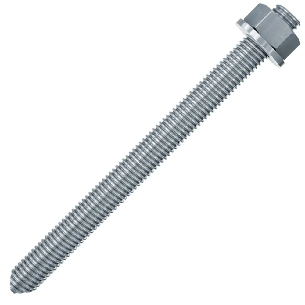 Фото Шпилька Fischer RG M12x380 мм класс прочности 6.8, оцинкованная, 10 шт. Фото Шпилька Fischer RG M12x380 мм класс прочности 6.8, оцинкованная, 10 шт.