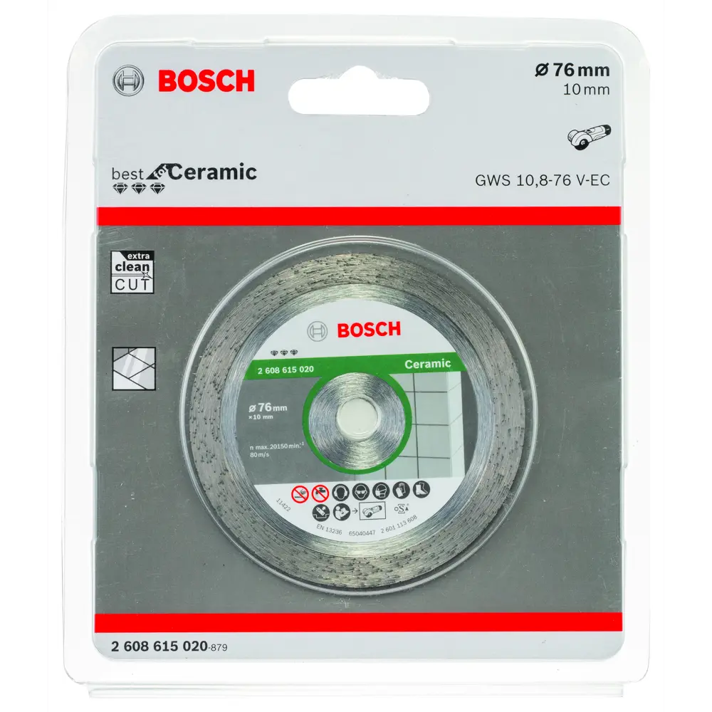 Фото 2 Диск алмазный по керамике Bosch, 76x10 мм Фото 2 Диск алмазный по керамике Bosch, 76x10 мм