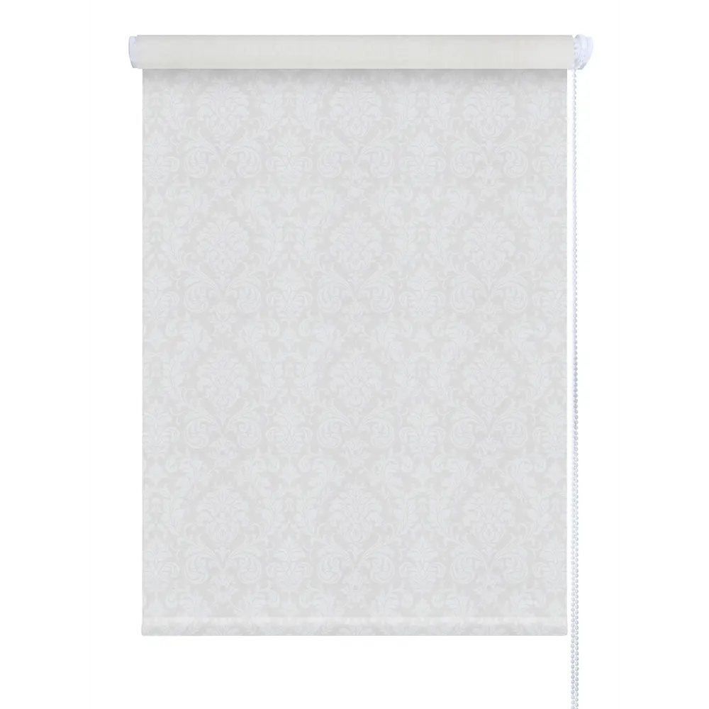 Фото Рулонная штора Domlegrand Дамаск 66x175 цвет ваниль Фото Рулонная штора Domlegrand Дамаск 66x175 цвет ваниль