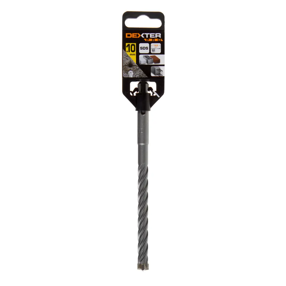 Фото 4 Бур по бетону SDS-plus Dexter к. Pro FD-A0021 10х92х160 мм Фото 4 Бур по бетону SDS-plus Dexter к. Pro FD-A0021 10х92х160 мм