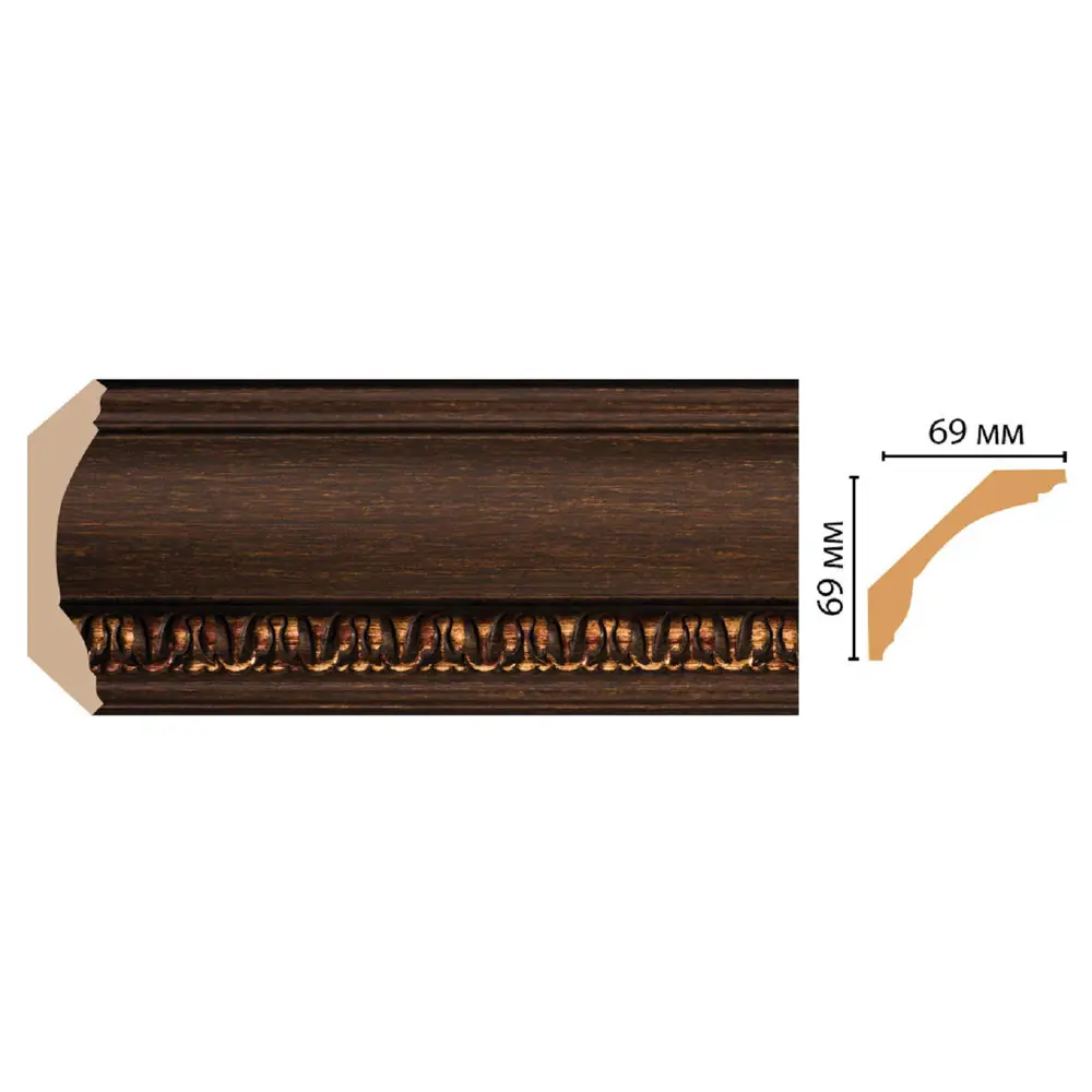 Фото 2 Плинтус Decomaster 100C-966 69x2000 мм