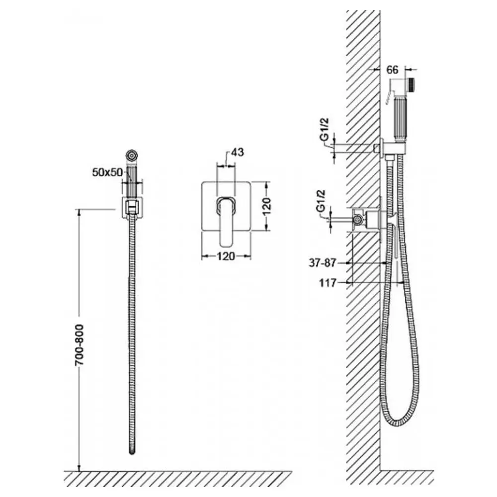 Фото 2 Смеситель для биде Timo Torne 4620760397422 Фото 2 Смеситель для биде Timo Torne 4620760397422
