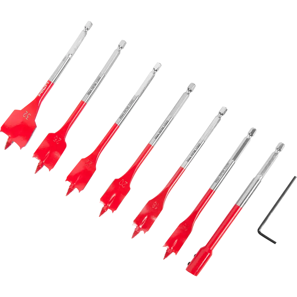Фото Набор перьевых сверл Hilti WDB-S-H6, 16-32 мм Фото Набор перьевых сверл Hilti WDB-S-H6, 16-32 мм