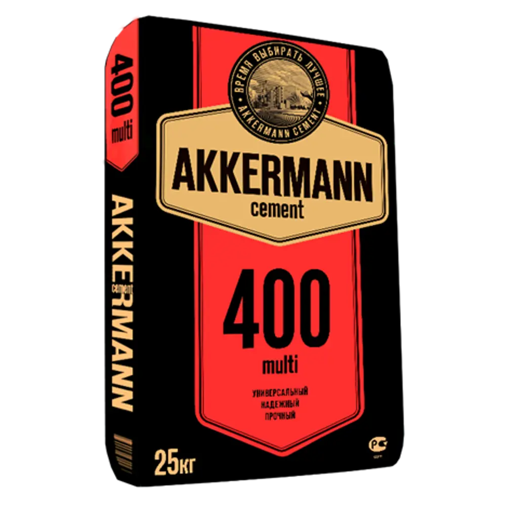 Фото Цемент Akkermann M400 ЦЕМ II А-И 32.5 Н 25 кг Фото Цемент Akkermann M400 ЦЕМ II А-И 32.5 Н 25 кг