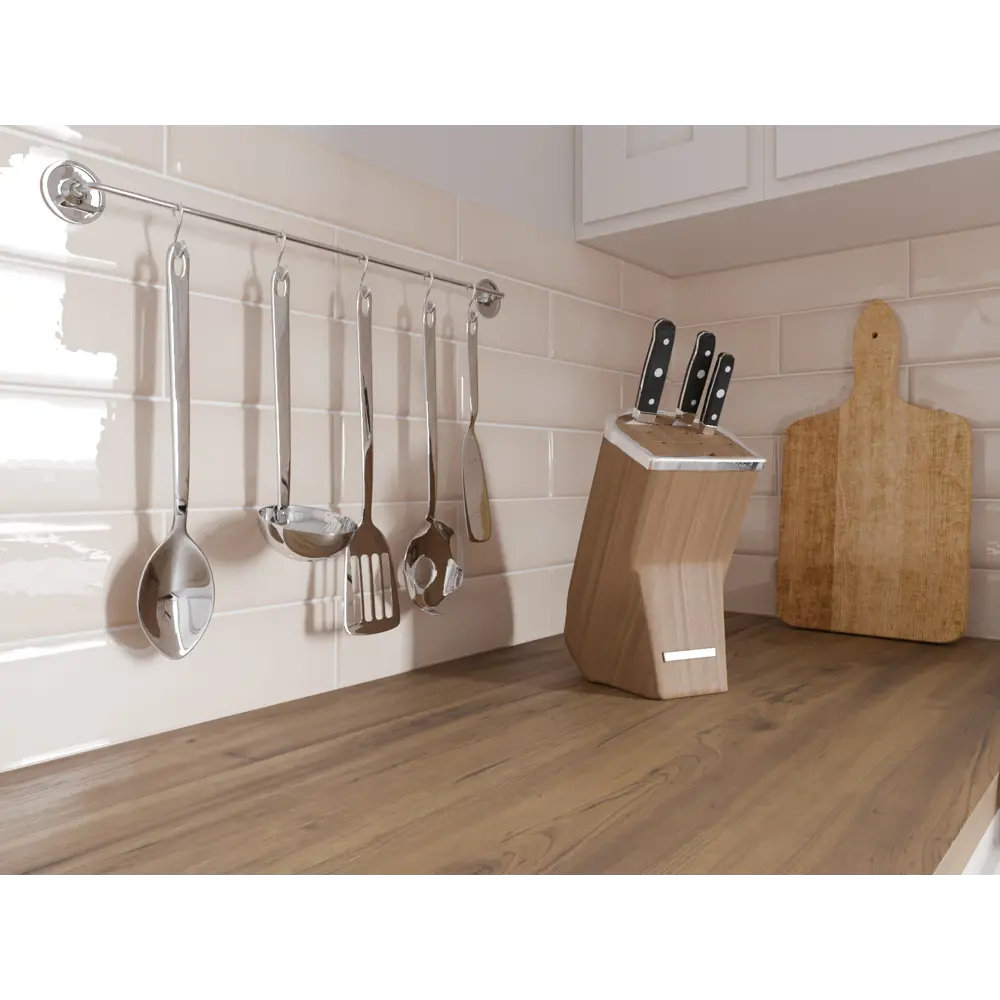 Фото 5 Плитка настенная Decocer Tivoli Cream 10x40 см 0.96 м² цвет бежевый Фото 5 Плитка настенная Decocer Tivoli Cream 10x40 см 0.96 м² цвет бежевый