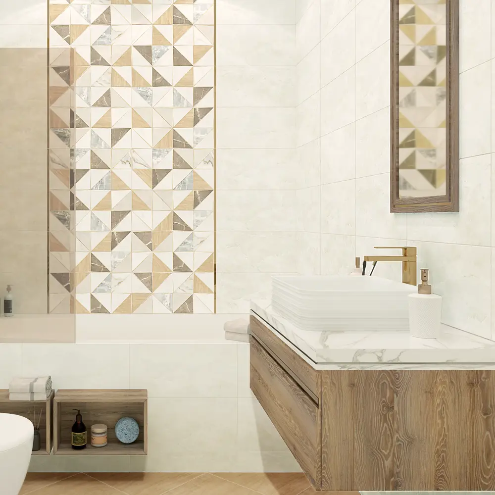Фото 6 Плитка Triangle Wood 24.9x50 см 1.49 м², цвет бежевый Фото 6 Плитка Triangle Wood 24.9x50 см 1.49 м², цвет бежевый