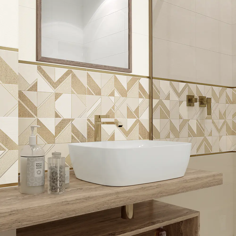 Фото 5 Плитка Veronica Beige 24.9x50 см 1.49 м², цвет бежевый Фото 5 Плитка Veronica Beige 24.9x50 см 1.49 м², цвет бежевый