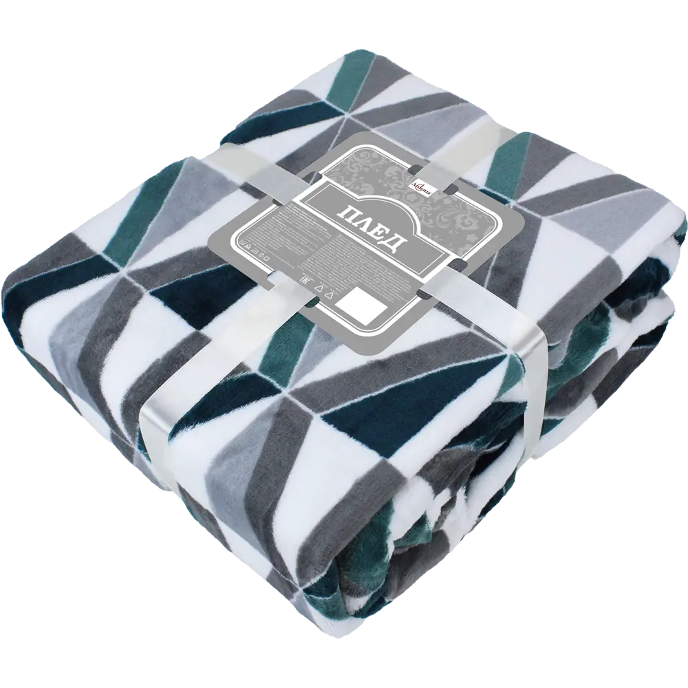 Фото Плед Khartaphu 200x220 см фланель цвет мультиколор