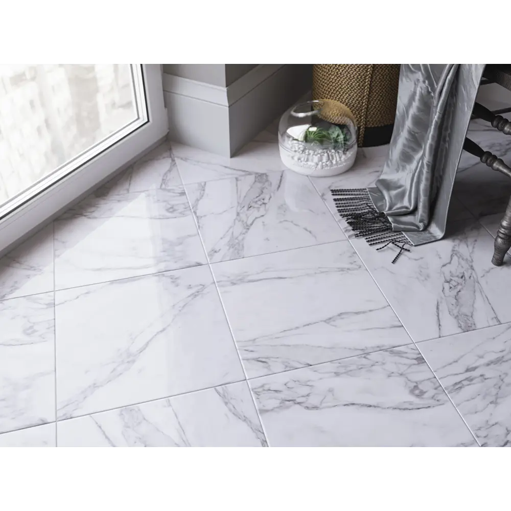 Фото 4 Плитка напольная Belani Marble 41.8x41.8 см 1.4 м² цвет белый