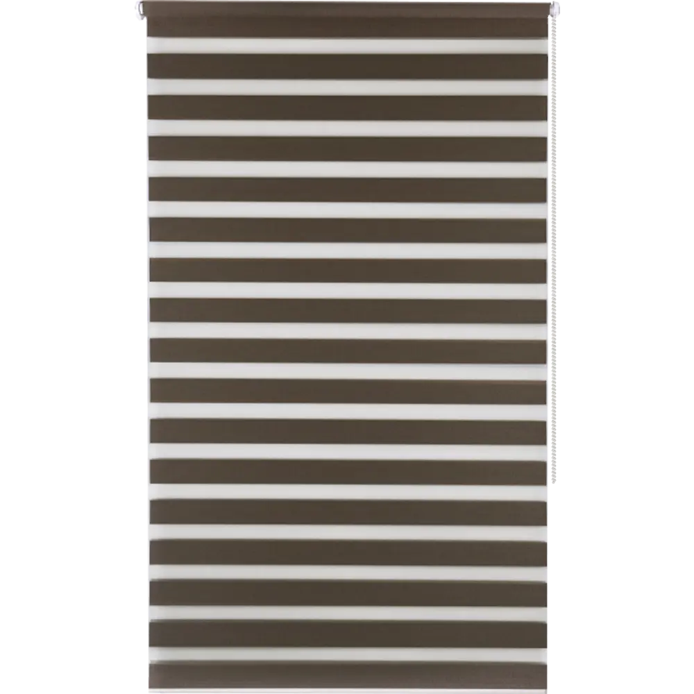Фото Штора рулонная день-ночь Miamoza Blackout Rain 60x160 см, цвет коричневый Фото Штора рулонная день-ночь Miamoza Blackout Rain 60x160 см, цвет коричневый