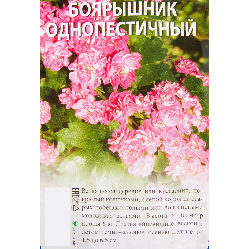 Фото 2 Боярышник однопестечный микс в пакете БогородскСельхозКомплекс Фото 2 Боярышник однопестечный микс в пакете БогородскСельхозКомплекс