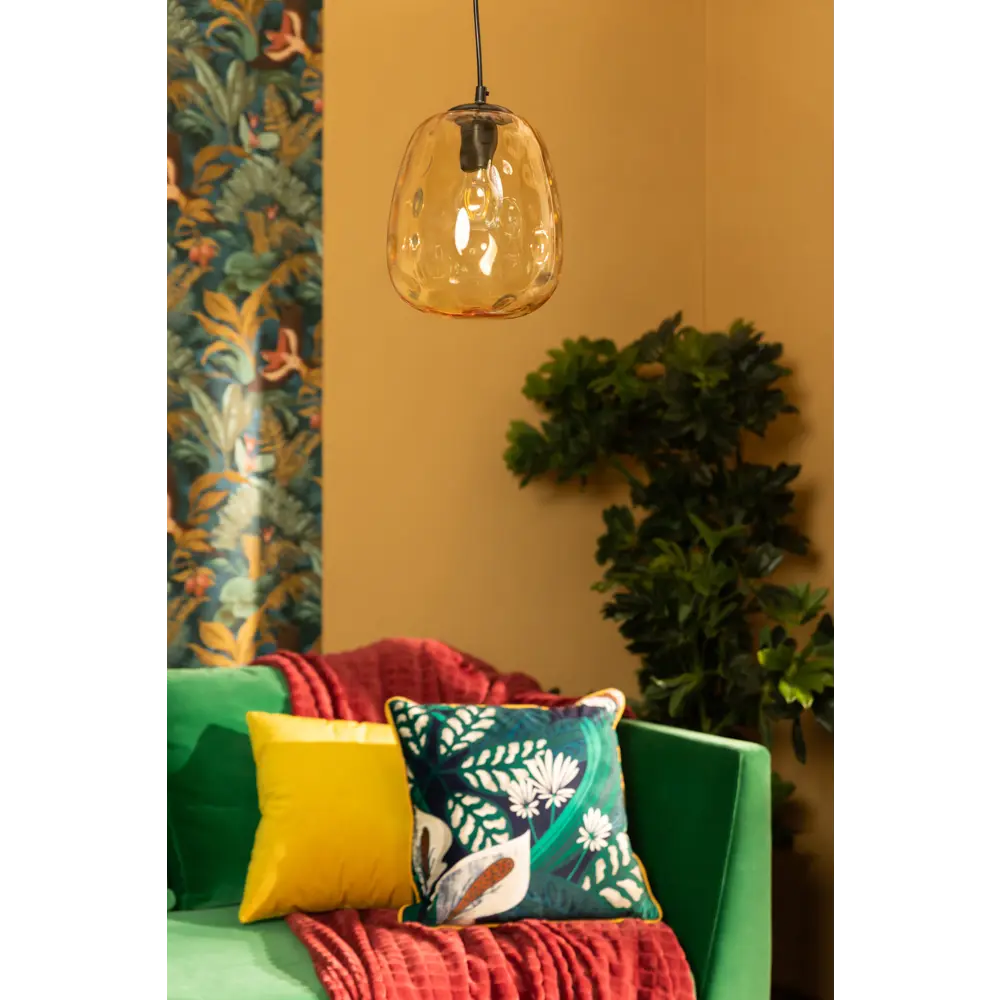 Фото 2 Светильник подвесной Lillian TL1219H-01BR, 1 лампа, 8 м², цвет коричневый/чёрный Фото 2 Светильник подвесной Lillian TL1219H-01BR, 1 лампа, 8 м², цвет коричневый/чёрный